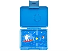 Yumbox surf blue/polar bear tray 3-sections madkasse Snack